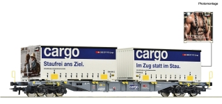 Roco 6600028 - H0 - Containertragwagen, SBB Cargo, Ep. VI